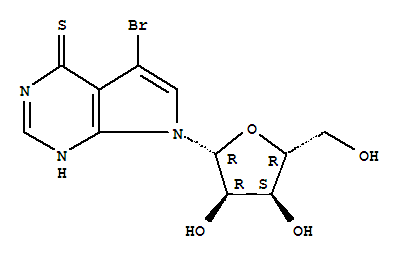 5-bromo-7-[3,4-dihydroxy-5-(hydroxymethyl)oxolan-2-yl]-1h-pyrrolo[2,3-d]pyrimidine-4-thione