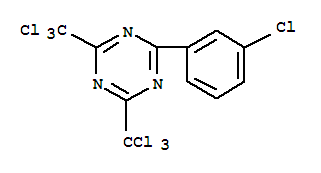 2-(3-chlorophenyl)-4,6-bis(trichloromethyl)-1,3,5-triazine