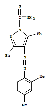 4-[(E)-(2,4-dimethylphenyl)diazenyl]-3,5-diphenyl-1H-pyrazole-1-carbothioamide