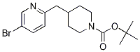 4-[(5-bromo-2-pyridinyl)methyl]-1-piperidinecarboxylic
acid 1,1-dimethylethyl ester