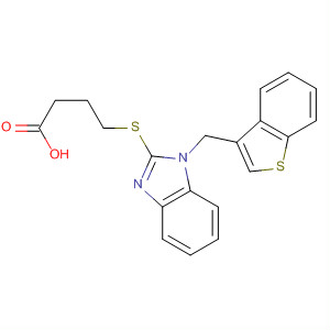 Butanoic acid,4-[[1-(benzo[b]thien-3-ylmethyl)-1H-benzimidazol-2-yl]thio]-