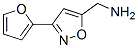 5-Isoxazolemethanamine,3-(2-furanyl)-