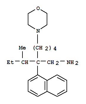 4-Morpholinehexanamine,b-(1-methylpropyl)-b-1-naphthalenyl-