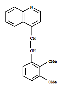 4-[2-(2,3-dimethoxyphenyl)ethenyl]quinoline