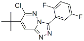 6-Chloro-3-(2,5-difluorophenyl)-7-(1,1-dimethylethyl)-1,2,4-triazolo[4,3-β]pyridazine