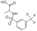 (N-(3-TRIFLUOROMETHYL)BENZENESULFONYL)ALANINE