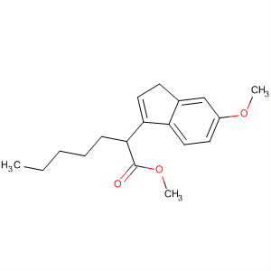 1H-Indene-3-heptanoic acid, 6-methoxy-, methyl ester