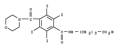 4-{[2,3,5,6-tetraiodo-4-(morpholin-4-ylcarbonyl)benzoyl]amino}butanoic acid