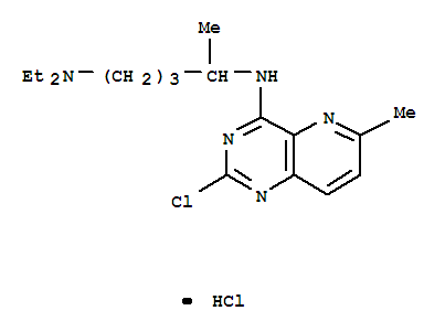 N~4~-(2-chloro-6-methylpyrido[3,2-d]pyrimidin-4-yl)-N~1~,N~1~-diethylpentane-1,4-diamine