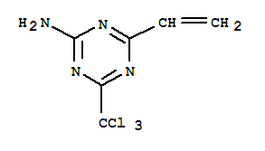 4-ethenyl-6-(trichloromethyl)-1,3,5-triazin-2-amine