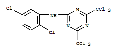 N-(2,5-dichlorophenyl)-4,6-bis(trichloromethyl)-1,3,5-triazin-2-amine