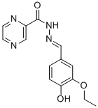 N'-(3-ethoxy-4-hydroxybenzylidene)-2-pyrazinecarbohydrazide