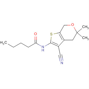 Pentanamide,N-(3-cyano-4,7-dihydro-5,5-dimethyl-5H-thieno[2,3-c]pyran-2-yl)-