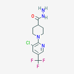 4-Piperidinecarboxylic acid, 1-[3-chloro-5-(trifluoromethyl)-2-pyridinyl]-,hydrazide