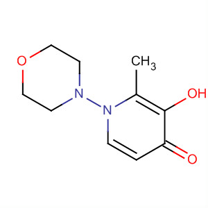 4(1H)-Pyridinone, 3-hydroxy-2-methyl-1-(4-morpholinyl)-