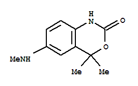 2H-3,1-Benzoxazin-2-one,1,4-dihydro-4,4-dimethyl-6-(methylamino)-
