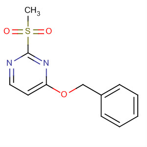 Pyrimidine, 2-(methylsulfonyl)-4-(phenylmethoxy)-