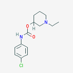 1-Ethyl-3-piperidinyl=p-chlorophenylcarbamate