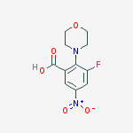 3-Fluoro-2-(4-Morpholinyl)-5-NitroBenzoic Acid