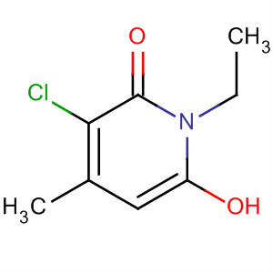 2(1H)-Pyridinone, 3-chloro-1-ethyl-6-hydroxy-4-methyl-