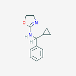 N-[cyclopropyl(phenyl)methyl]-4,5-dihydro-1,3-oxazol-2-amine