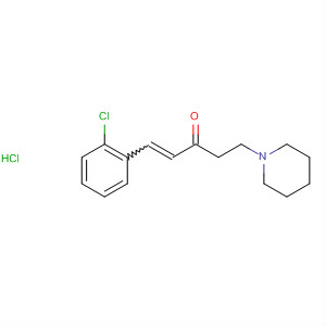 1-Penten-3-one, 1-(2-chlorophenyl)-5-(1-piperidinyl)-, hydrochloride