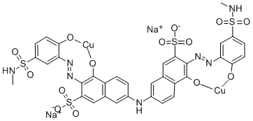 disodium [mu-[[7,7-iminobis[4-hydroxy-3-[[2-hydroxy-5-(N-methylsulphamoyl)phenyl]azo]naphthalene-2-sulphonato]](6-)]]dicuprate(2-)