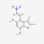 5,7-dimethoxy-2,3-dimethyl-4-[(E)-2-nitroethenyl]-1-benzofuran