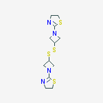 2,2'-[Dithiobis(3,1-azetidinediyl)]bis[4,5-dihydrothiazole]