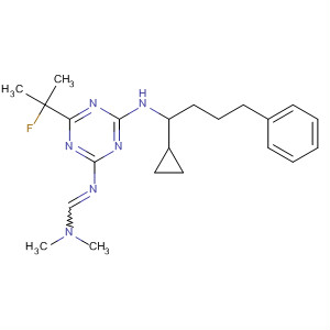 Methanimidamide,N'-[4-[(1-cyclopropyl-4-phenylbutyl)amino]-6-(1-fluoro-1-methylethyl)-1,3,5-triazin-2-yl]-N,N-dimethyl-