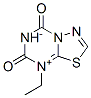 [6,7-Dihydro-8-ethyl-5,7-dioxo-5H-1,3,4-thiadiazolo[3,2-a][1,3,5]triazin-8-ium]-6-ide