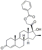 17,21-dihydroxy-16beta-methylpregna-4,9(11)-diene-3,20-dione 21-benzoate
