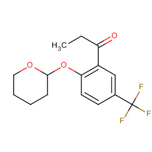 1-Propanone,1-[2-[(tetrahydro-2H-pyran-2-yl)oxy]-5-(trifluoromethyl)phenyl]-