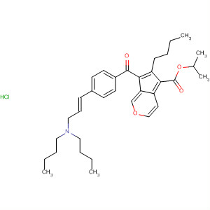 5-Benzofurancarboxylic acid,2-butyl-3-[4-[(1E)-3-(dibutylamino)-1-propenyl]benzoyl]-, 1-methylethylester, hydrochloride