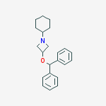 3-benzhydryloxy-1-cyclohexylazetidine