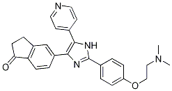 1H-Inden-1-one, 5-[2-[4-[2-(diMethylaMino)ethoxy]phenyl]-5-(4-pyridinyl)-1H-iMidazol-4-yl]-2,3-dihydro-