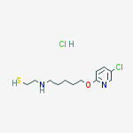 2-({5-[(5-chloropyridin-2-yl)oxy]pentyl}amino)ethanethiol hydrochloride (1:1)