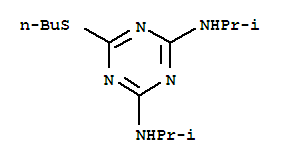 6-(butylsulfanyl)-N,N'-di(propan-2-yl)-1,3,5-triazine-2,4-diamine