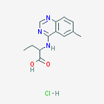2-[(6-methylquinazolin-4-yl)amino]butanoic Acid;hydrochloride