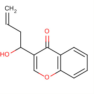 4H-1-Benzopyran-4-one, 3-(1-hydroxy-3-butenyl)-