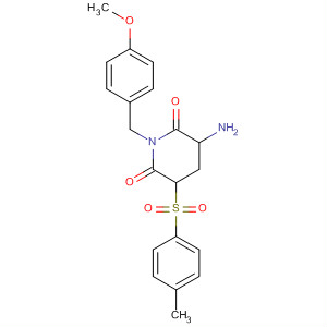 2,6-Piperidinedione,3-amino-1-[(4-methoxyphenyl)methyl]-5-[(4-methylphenyl)sulfonyl]-