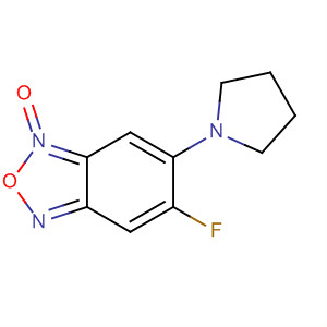 2,1,3-Benzoxadiazole, 5-fluoro-6-(1-pyrrolidinyl)-, 1-oxide