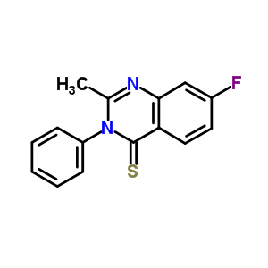 7-fluoro-2-methyl-3-phenylquinazoline-4-thione