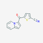 2-Thiophenecarbonitrile, 5-(3-indolizinylcarbonyl)-