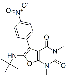 Furo[2,3-d]pyrimidine-2,4(1H,3H)-dione,  6-[(1,1-dimethylethyl)amino]-1,3-dimethyl-5-(4-nitrophenyl)-