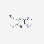Pyrido[2,3-b]pyrazine-7-carbonitrile, 6-amino-