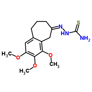 (6Z)-2,3,4-trimethoxy-5,7,8,9-tetrahydro-6H-benzo[7]annulen-6-one thiosemicarbazone