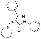2,5-Diphenyl-4-(1-piperidinylmethylene)-2H-pyrazol-3(4H)-one