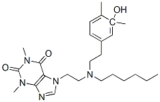 7-[2-[4,5-Dimethyl-5-hydroxyhexyl(phenethyl)amino]ethyl]-3,7-dihydro-1,3-dimethyl-1H-purine-2,6-dione