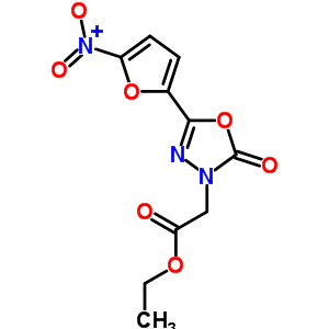 Ethyl 2-[5-(5-nitrofuran-2-yl)-2-oxo-1,3,4-oxadiazol-3-yl]acetate